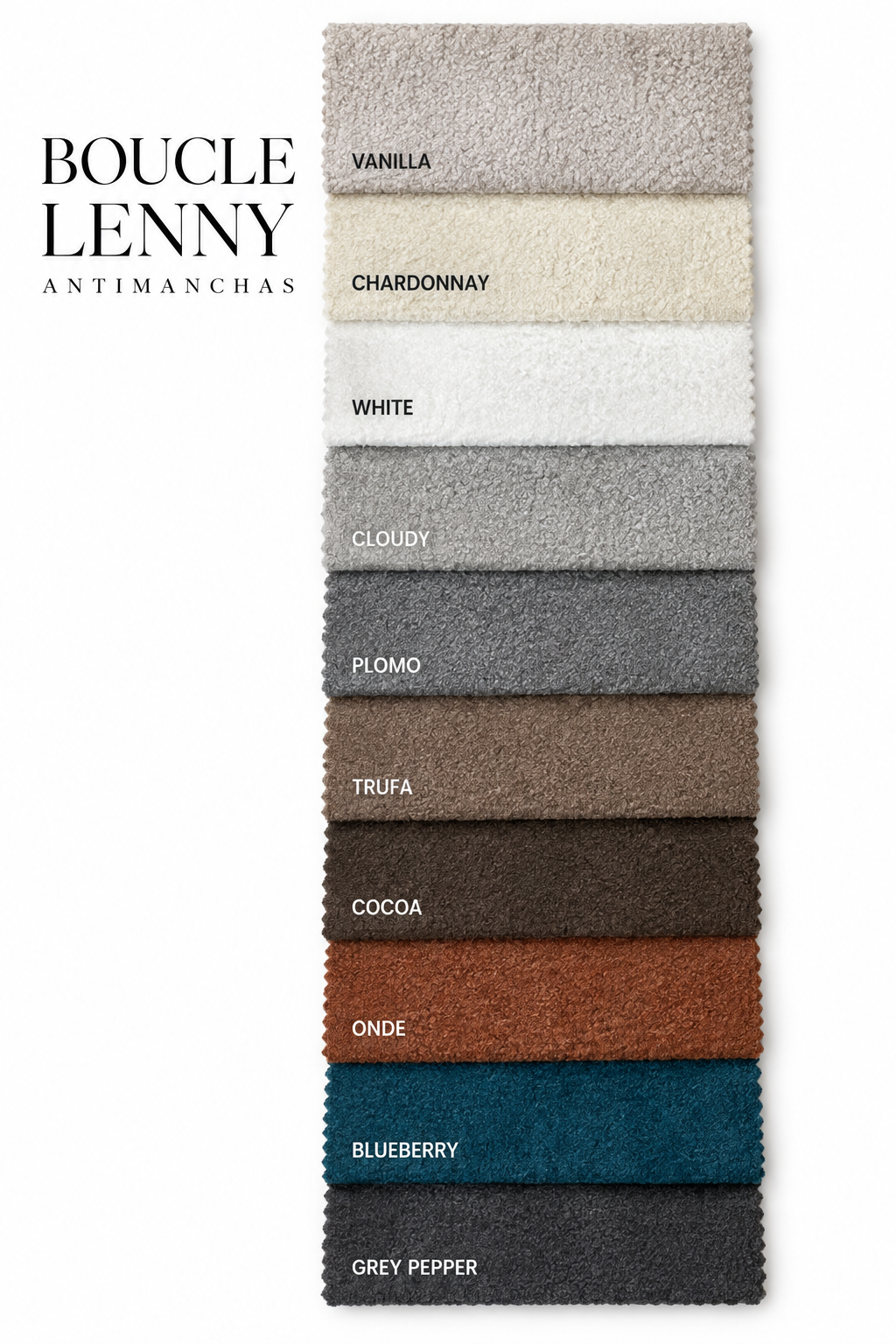 Muestrario Boucle Lenny