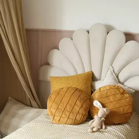 Respaldo Tapizado Clams de 4 Ondas